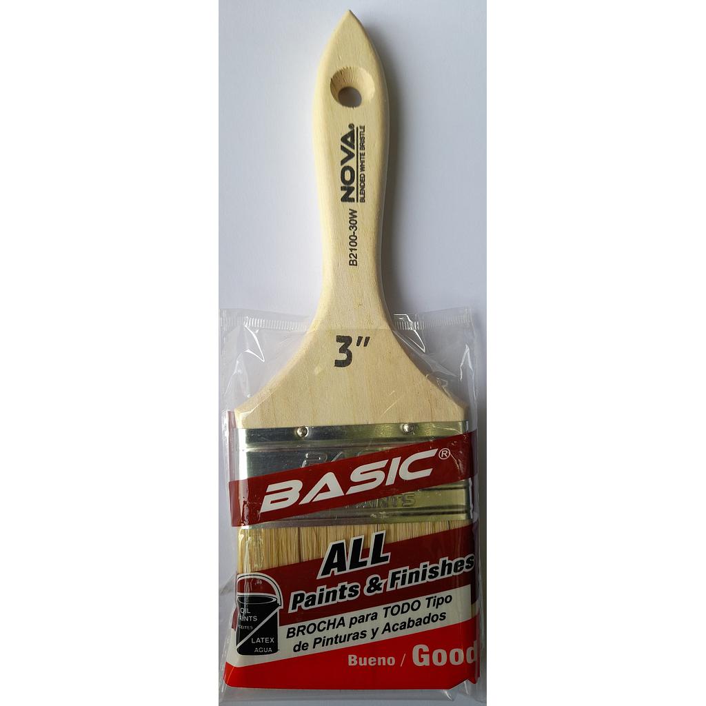 NOVA BROCHA BASIC ECONOMICA 3"