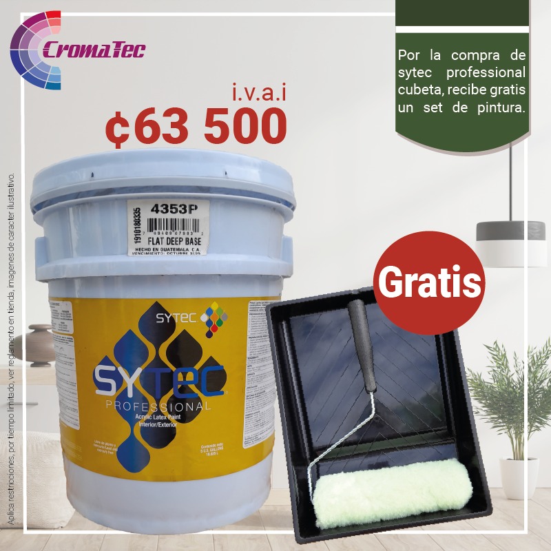 SYTEC PROFESIONAL MATE BLANCO CUBETA 