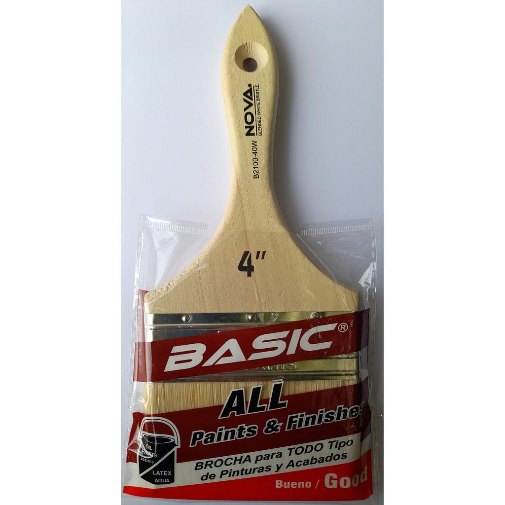 NOVA BROCHA BASIC ECONOMICA 4&quot;