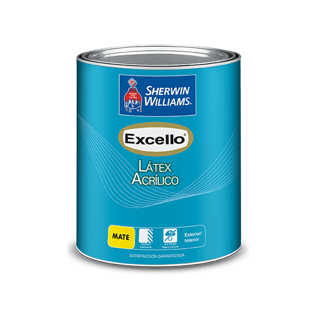 SW EXCELLO LATEX MATE BLANCO 1/4 gal