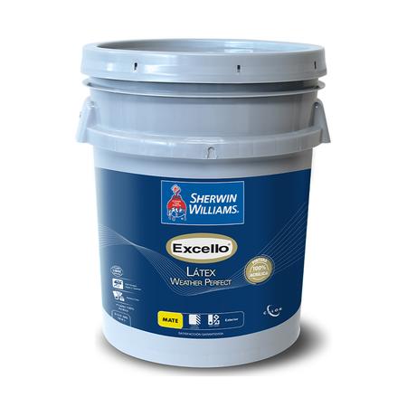 SW EXCELLO WEATHER PERFECT LATEX  MATE BASE EXTRA WHITE Cubeta 