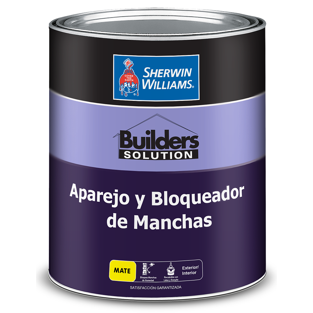 SW SELLADOR ALQUIDICO APAREJO/ BLOQUEADOR MANCHAS MATE BLANCO 1 gal
