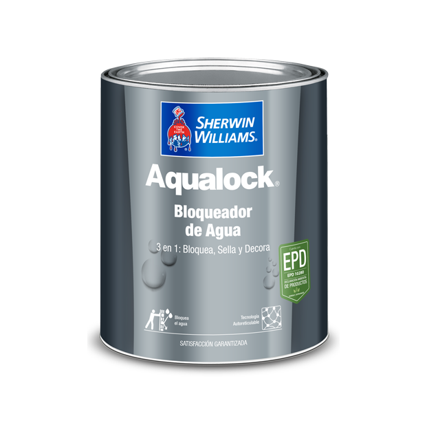 SW AQUALOCK BLOQUEADOR DE AGUA MATE EXTRA WHITE 1 gal