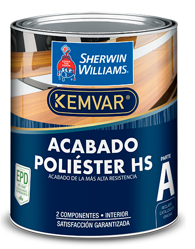 SW KEMVAR ACABADO POLIESTER POLIURETANO SATINADO PART A 1/4 gal 