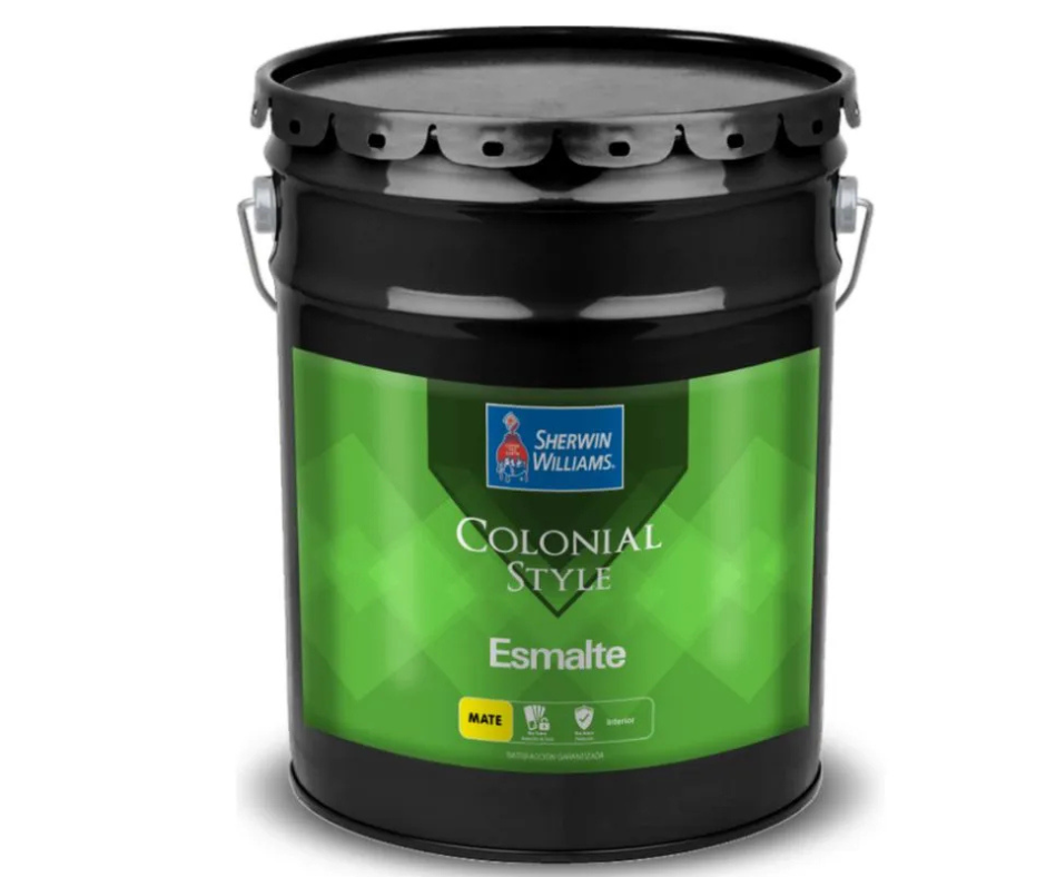 SW COLONIAL STYLE ESMALTE MATE BASE EXTRA WHITE Cubeta