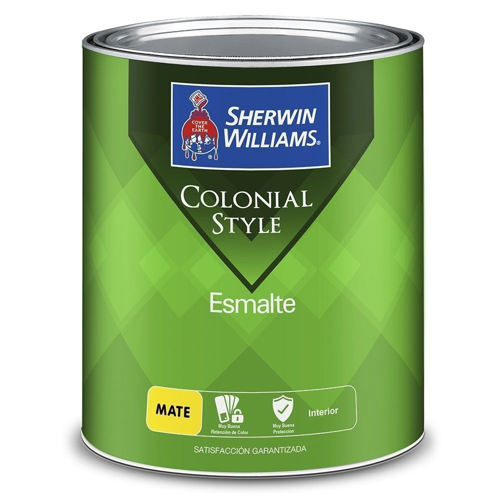 SW COLONIAL STYLE ESMALTE MATE BLANCO  1 gal