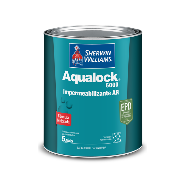 SW AQUALOCK IMPERMEABILIZANTE 6000 AR MATE BLANCO 1 gal