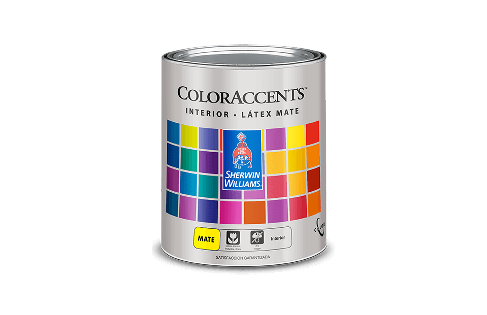 SW COLORACCENTS LATEX INTERIOR SATINADO BASE BRIGHT YELLOW 1 Gal